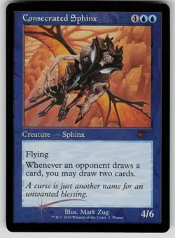 Consecrated Sphinx Retro Foil Viva Las Rakdos Secret Lair MTG NM - Image 1