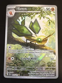 Vibrava Illustration Rare 206/191 Pokemon Surging Sparks LP - Image 1