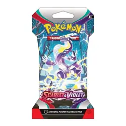 Pokemon TCG Scarlet and Violet Base Set Booster Pack Factory Sleeved - Image 1
