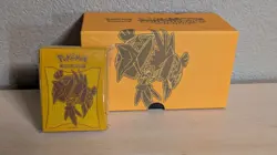 Pokemon Sun & Moon Guardians Rising EMPTY ETB BOX & SLEEVES ONLY NO CARDS - Image 1