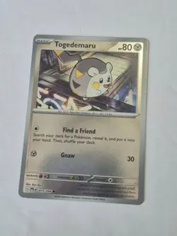 Togedemaru 073/094 Common Phantasmal Flames Pokemon Reverse Holo Near Mint - Image 1