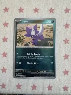 Toxel 067/094 Phantasmal Flames Reverse Holo Pokemon TCG Card - Image 1