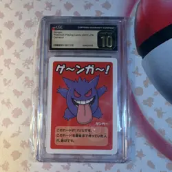Pokemon Gengar Playing Cards (2019) Old Maid CGC 10 Japanese Card - Image 1