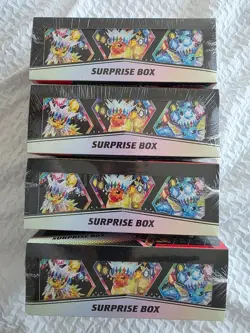 Lot of 4 - Pokemon Prismatic Evolutions Surprise Box New Factory Sealed - Image 1
