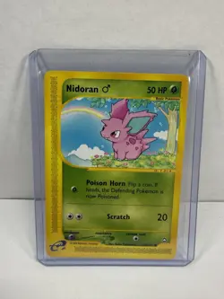Pokemon Nidoran 96/147 Aquapolis Non Holo Common - Image 1