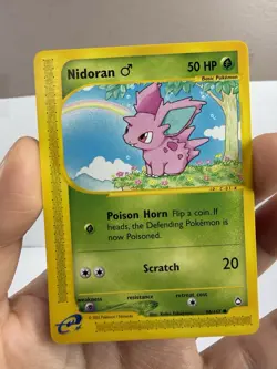 Pokemon Nidoran 96/147 Aquapolis Non Holo Common - Image 2