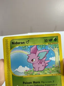 Pokemon Nidoran 96/147 Aquapolis Non Holo Common - Image 3