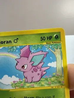 Pokemon Nidoran 96/147 Aquapolis Non Holo Common - Image 5