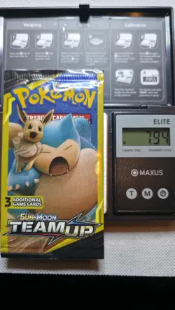 🔥💥 HEAVY 7.94 g Pokemon Team Up Booster Pack 💥🔥 Snorlax Art ⚡ RARE PULLU!🔥 - Image 1