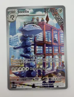 Pokemon TCG - Paradox Rift - Steelix 208/182 Illustration Rare - Image 3