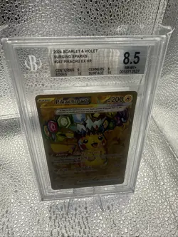 2024 Pokemon Scarlet & Violet Surging Sparks Pikachu Ex Hr - Image 5