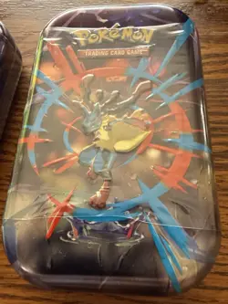 Pokemon TCG Mini Tin 2025 Mega Heroes NEW SEALED 2 Booster Packs Random Design - Image 1