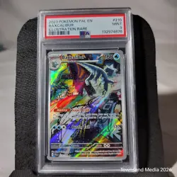 2023 Pokemon Paldea Evolved Baxcalibur Illustration Rare PSA Mint 9 - Image 1