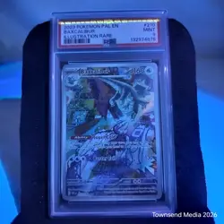 2023 Pokemon Paldea Evolved Baxcalibur Illustration Rare PSA Mint 9 - Image 4