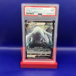2022 Pokemon SW&SH SILVER TEMPEST #138 LUGIA V FULL ART RARE | PSA 9 | POKEMON - Image 3