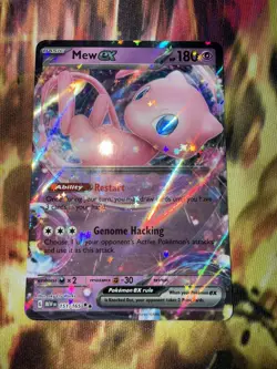 Mew ex 151/165 Double Rare 151 Pokemon Lightly Played - Image 1
