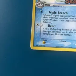 Pokemon TCG Seaking EX Deoxys 24/107 Stamped Reverse Holo Rare MP - Image 2