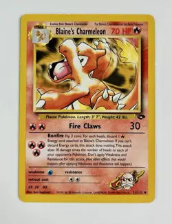 Blaine's Charmeleon 2000 Pokemon Gym Challenge Unlimited #31/132 * Light Play - Image 1