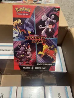 Pokemon Destined Rivals Booster Bundle Lot Of 4 - Image 1