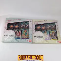 One Piece CCG TCG Illustration Box Vol.1 and 2 Sealed English New In Box - Image 1