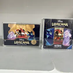 Disney Lorcana The First Chapter Booster Box (CM1 - First Print) + Trove (CM2) - Image 1