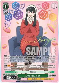 Signed Weiss Schwarz Spy × Family Smile Yor SPY/S106-029SEC SEC NM English - Image 1