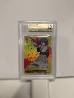 Signed Weiss Schwarz Zombie Land Saga Revenge ZLS/W93-025SSP Mizuno Ai BGS 9.5 - Image 1