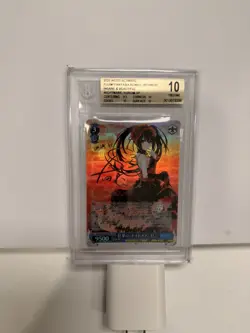 PSA 10 Weiss Schwarz Kurumi Fujimi Fantasia Bunko Signed Gold Signature SP 074 - Image 1