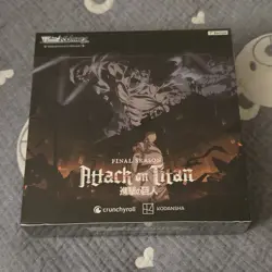 Weiss Schwarz TCG: Attack on Titan Final Season Booster Box Factory Sealed - Image 1