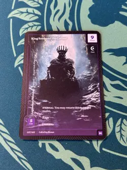 King Soulrend The Cursed Paper Mythic Wonders Of The First Call Of The Stones - Image 1
