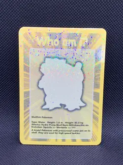 Rare Pokemon Funskool Who Am I U Blastoise Holo Card #009 Mint - Image 1