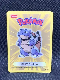 Rare Pokemon Funskool Who Am I U Blastoise Holo Card #009 Mint - Image 2