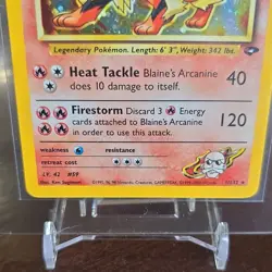 Blaine's Arcanine 1/132 – Holo – Gym Challenge – Pokemon TCG Card - 1 of 2 - Image 3