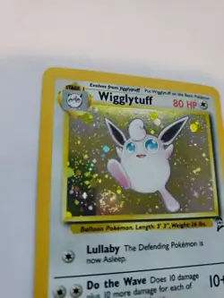 Wigglytuff Base Set 2 Holo Pokemon Card Jungle Fossil NM + U - Image 2