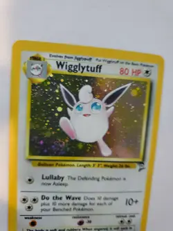 Wigglytuff Base Set 2 Holo Pokemon Card Jungle Fossil NM + U - Image 4