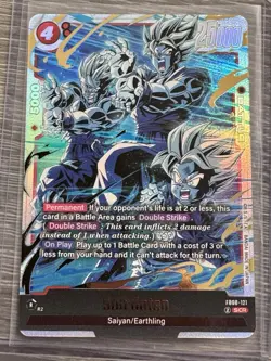 Dragon Ball Super Card Game Son Goten FB08-121 SCR Alt Art Foil 25000 Power - Image 1