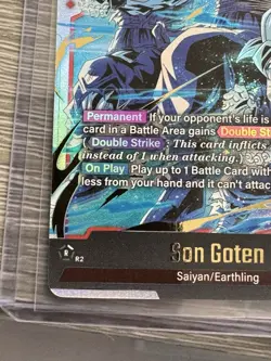 Dragon Ball Super Card Game Son Goten FB08-121 SCR Alt Art Foil 25000 Power - Image 4