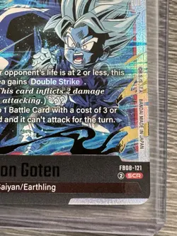 Dragon Ball Super Card Game Son Goten FB08-121 SCR Alt Art Foil 25000 Power - Image 5
