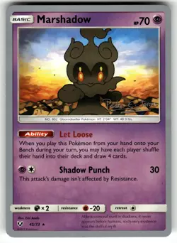 Marshadow - 2018 (Pedro Eugenio Torres) 45/73 World Championship NM Pokemon Card - Image 1