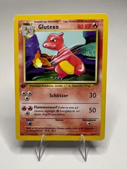Pokemon Card 1st Edition Glutexo (24/102) Charmeleon Base Set GERMAN - Image 1