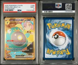 PSA 9 Ionos Bellibolt EX 188/159 Gold Hyper Rare Pokemon Card Journey Together - Image 3