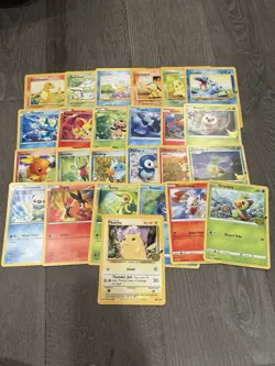 Pokemon First Partner Pack 25th Anniversary Jumbo Card Complete Set Of 25 Cards - Image 1