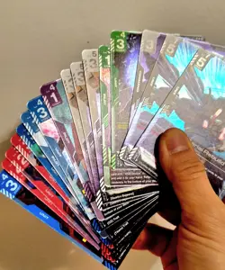 Gundam Dual Impact Trading Cards TCG-Bundle~C, U, R, LR+1 Alt Cards~NM - Image 2