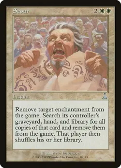 Scour Urza's Destiny Uncommon LP Magic: The Gathering 18 Foil - Image 1