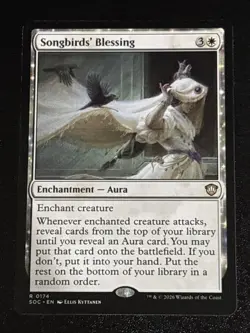 MTG Commander: Secrets of Strixhaven Songbirds' Blessing 0174 NM Rare - Image 1