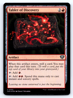 Tablet of Discovery - FOIL - Secrets of Strixhaven - MTG - Image 1