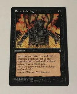 MTG Burnt Offering - Ice Age ICE NM - Image 1
