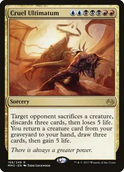 Cruel Ultimatum SP Modern Masters/Shards of Alara MTG Magic the Gathering Eng - Image 1
