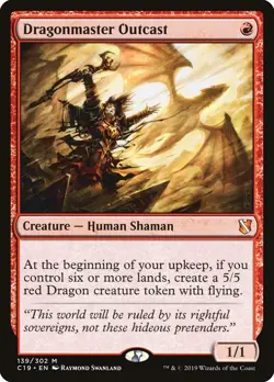 Dragonmaster Outcast [Commander 2019] Magic MTG - Image 1