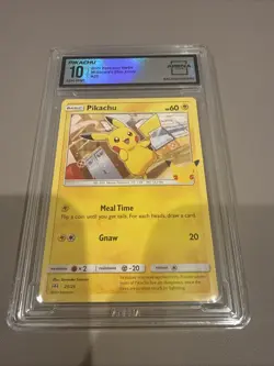 2021 Pokemon Pikachu McDonald's Collection #25 25th Anniversary 10 MINT - Image 1